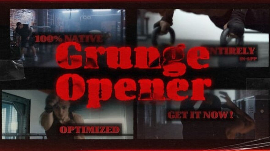 Videohive 55271727 Active Grunge Opener