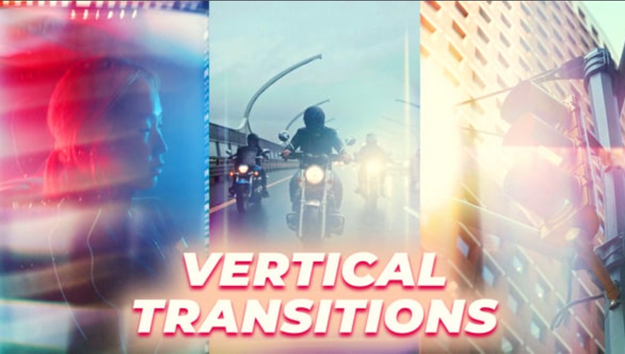 Videohive 55225063 Vertical Transitions Pack