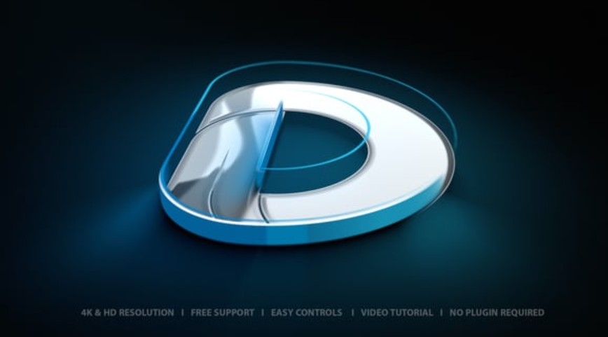 Videohive 55259541 Glow 3D Logo Reveal