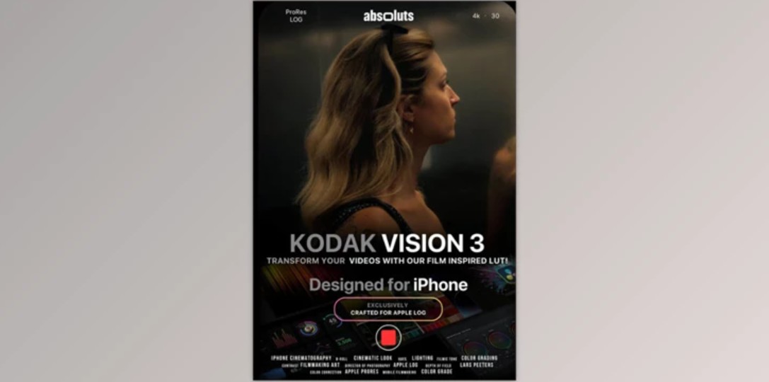 Kodak Vision 3 LUT for iPhone