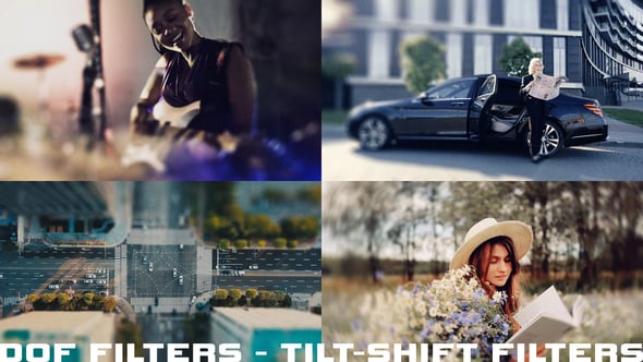 Videohive 55357271 DOF Filters – Tilt-Shift Filters for Video Editing