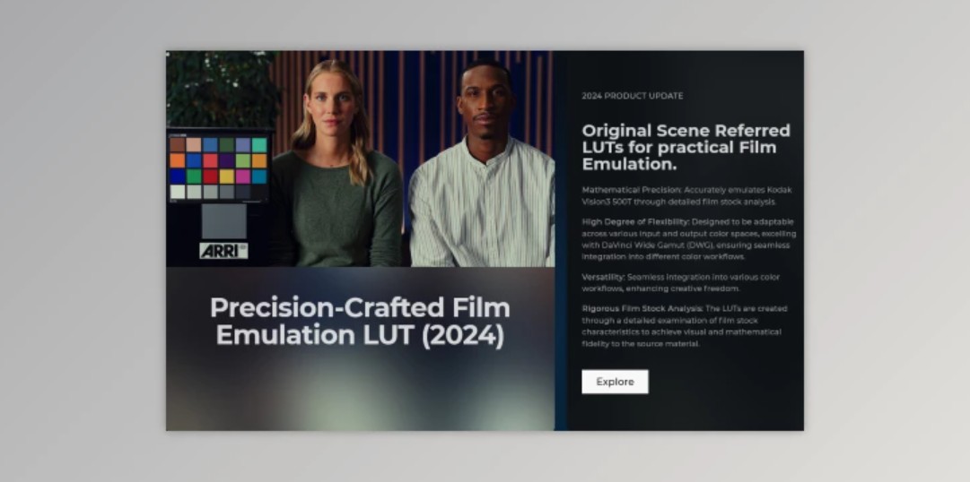 Colorist Factory - Precision Crafted Film Emulation LUT