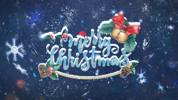 Videohive 55303602 Christmas Logo