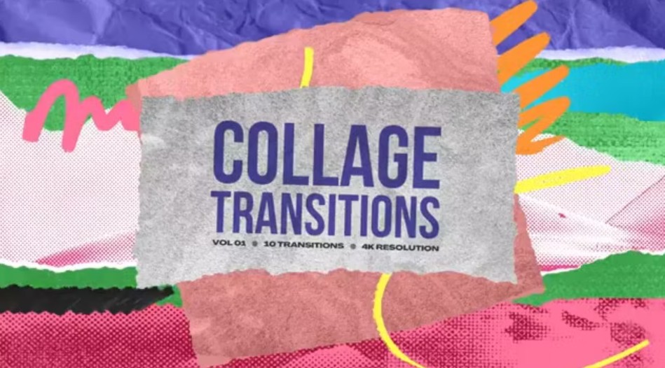 Upbeat Collage Transitions | Enhance Your Videos with Dynamic Transitions