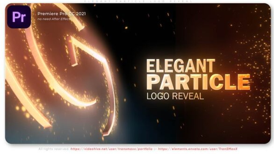 Videohive 55485178 Elegant Particle Logo Reveal