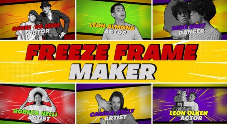 Videohive 55532901 Comic Style Freeze Frame | MOGRT