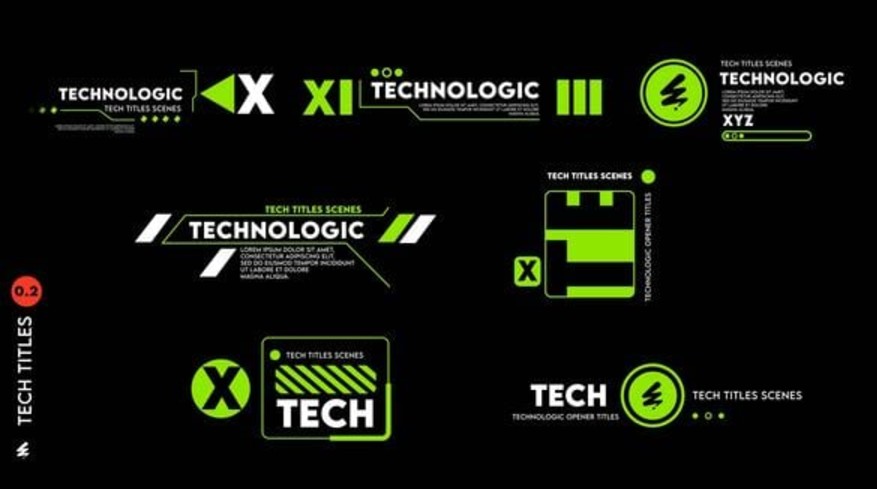 Videohive 55526694 Technological Titles V 0.2