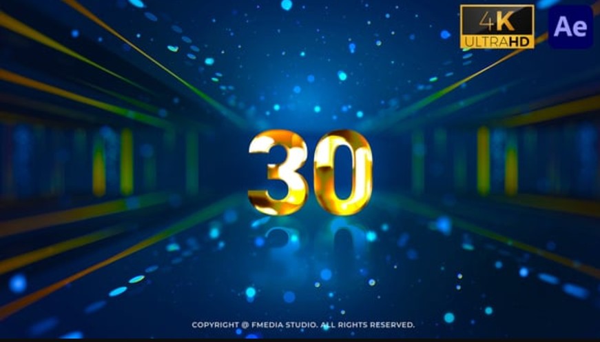 Videohive 55537850 Golden Countdown for GFXHive