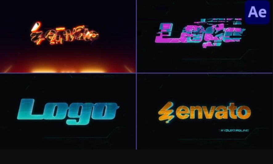 Videohive 55608729 Cyberpunk Logo Reveal After Effects