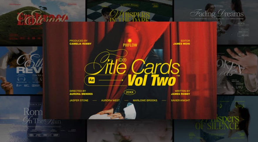 Videohive 55618520 Title Card Vol. 02 AE Template