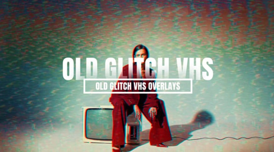 Videohive 55663575 Old Glitch VHS Overlays