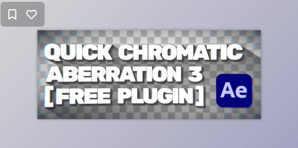 Download: Aescripts Quick Chromatic Aberration 3 v1.2