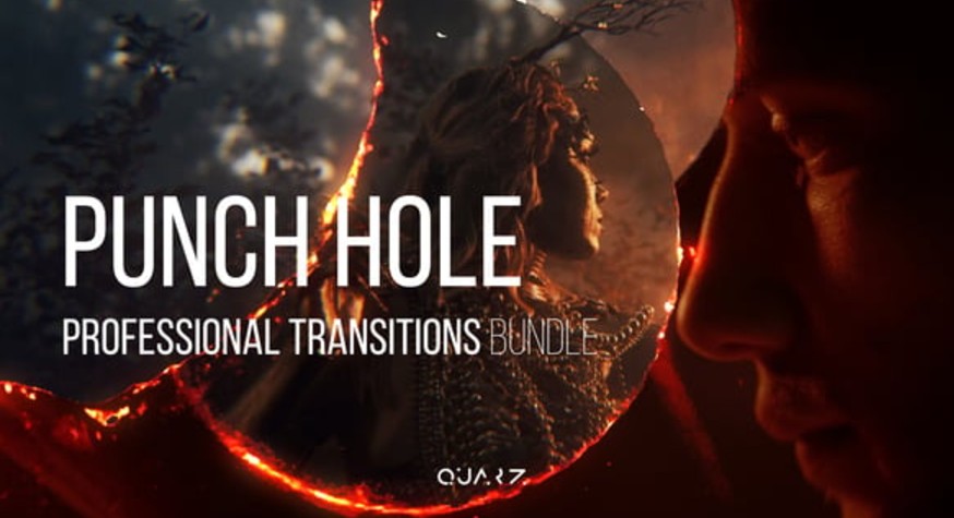 Videohive 55612450 Punch Hole Transitions for After Effects