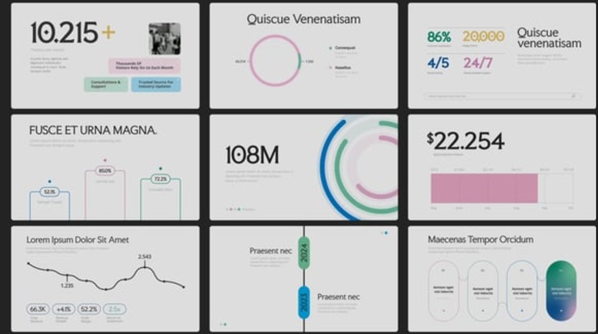 Videohive 55610911 Sleek Infographics