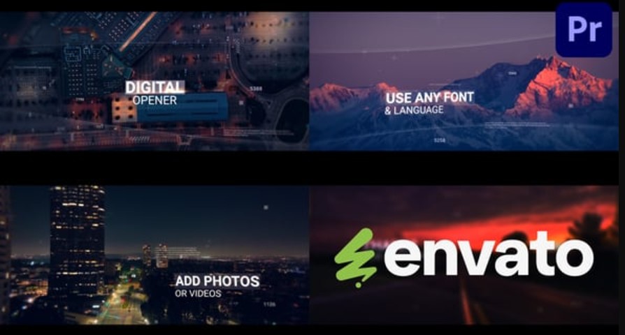 Videohive 55609621 Digital Opener for Premiere Pro