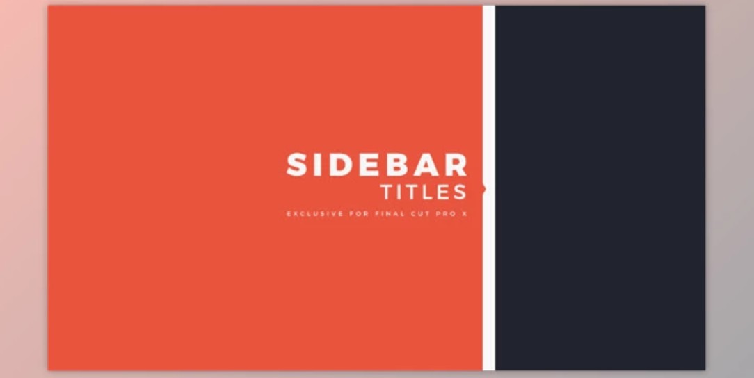 LenoFX - Sidebar Titles for Final Cut Pro | GFXHive