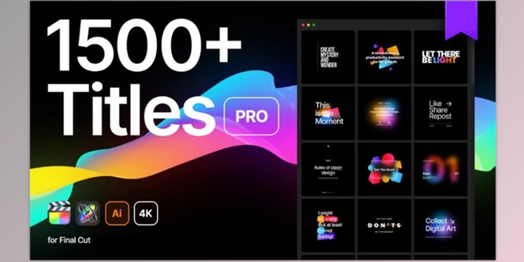 EasyEdit - Titles Pro for Final Cut Pro