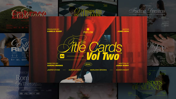 Videohive 55618520 Title Card Vol. 02 Ae