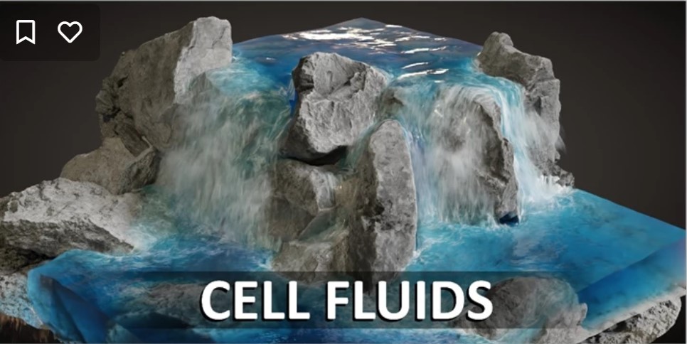 Blender Market Addon: Cell Fluids v1.5 for Enhanced Fluid Simulation