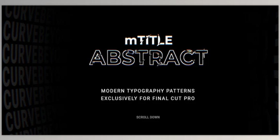 MotionVFX - mTitle Abstract