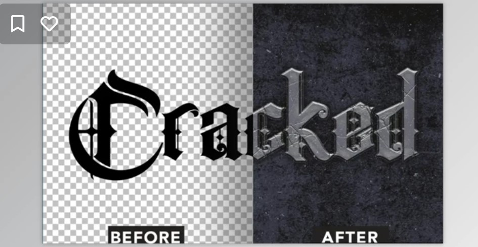 Cracked Text Effect Download: SM294A7 for Dynamic Typography