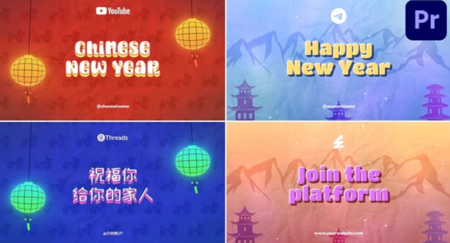 Download GFXHive’s curated 55770350  Chinese New Year Typography