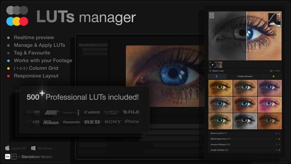 Videohive 55741724 LUTs Manager