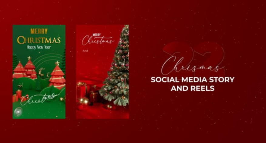 Videohive 55815824 Christmas Story & Reels Pro Template