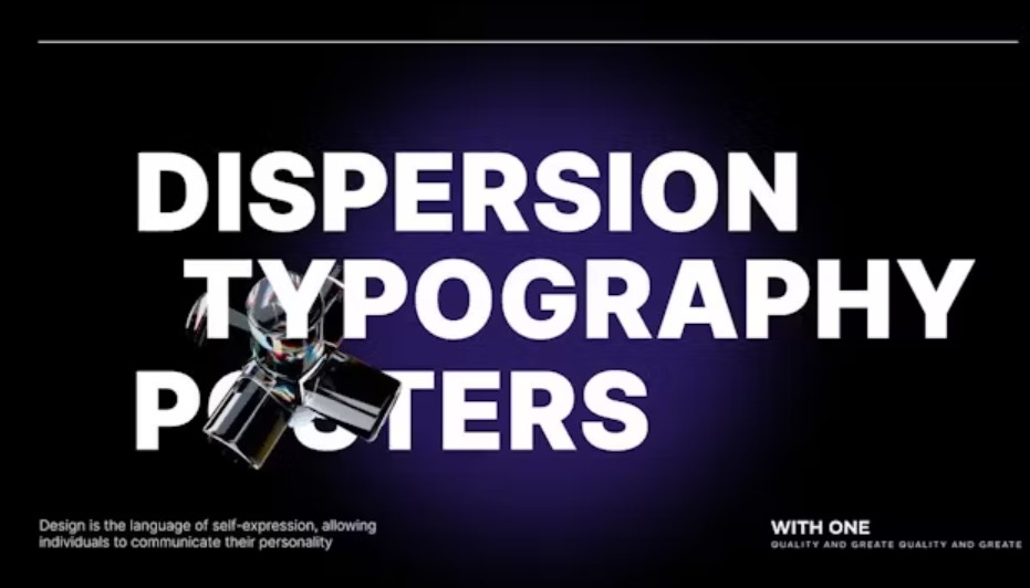 Dispersion Typography Download