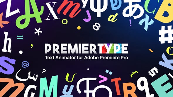 signup videohive 47669221 PremierType Text animation Tool