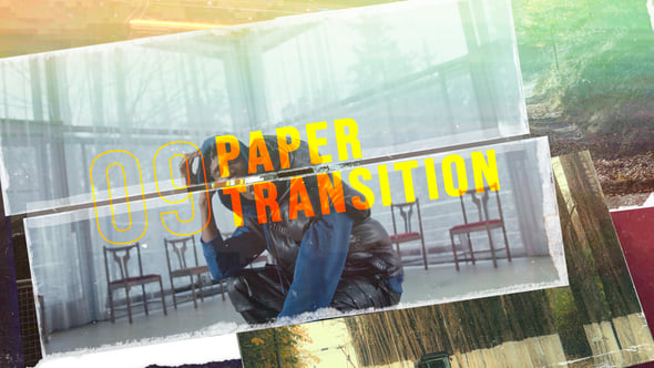 Videohive 55888297 Rip Paper Freeze Frame Transitions