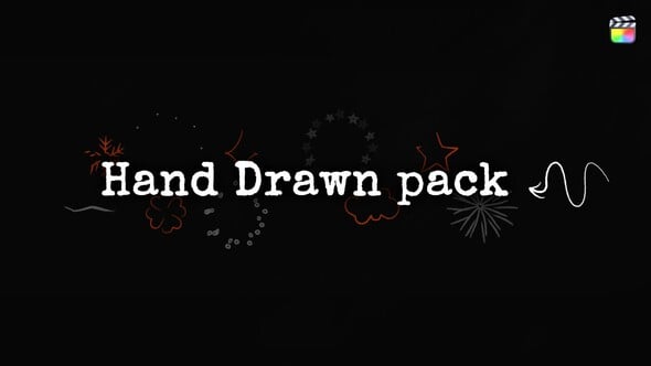 Videohive 56046666 Hand Drawn Doodle Pack | FCPX