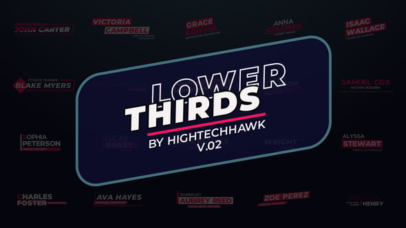 Videohive 55783780 Lower Thirds