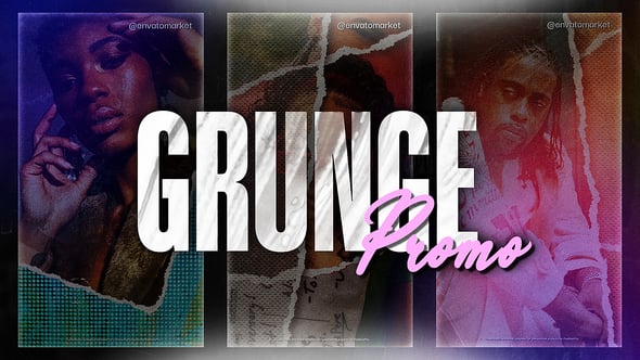 Videohive 56036972 Grunge Vertical Paper Promo