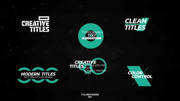 Videohive 55110444 Simple Titles | MOGRT