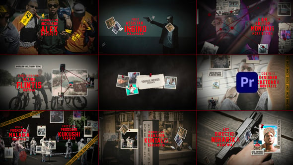 Videohive 56099485 Crime Title Sequence – Perfect Cinematic Intro