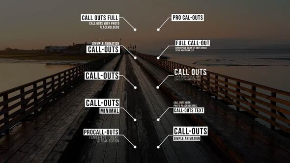 Videohive 56211968 Call-Outs | After Effects