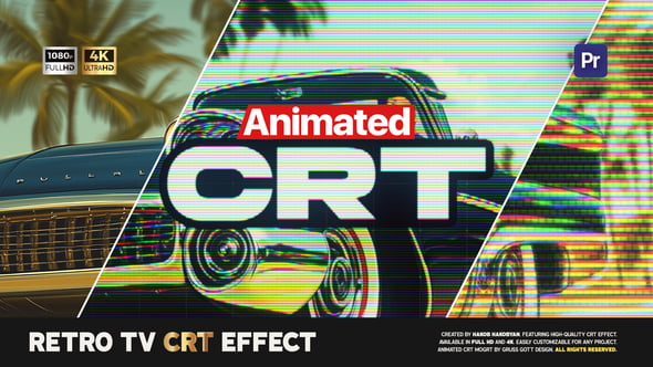 Videohive 56245110 CRT Fx – Download the Best Retro TV Effects