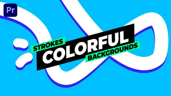 Videohive 56261947 Strokes Colorful Backgrounds