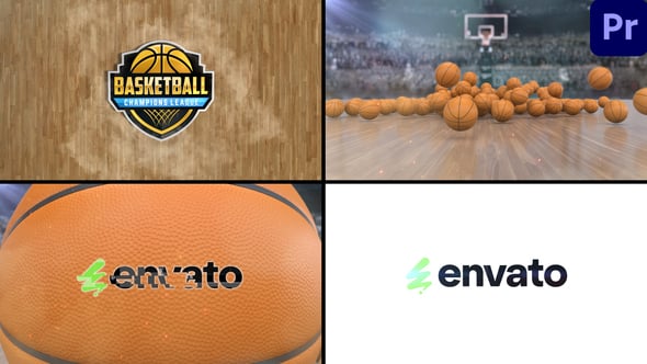 Videohive 56252467 Basketball Logo Reveal 2 – Simple