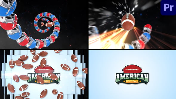 Videohive 56259627 American Football Logo Reveal