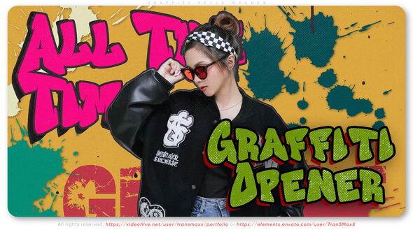 Videohive 56236913 Graffiti Style Opener