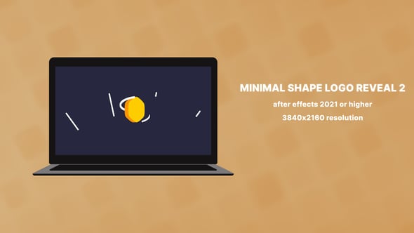 Videohive 56322494 After Effects Minimal Shape Logo Reveal 2