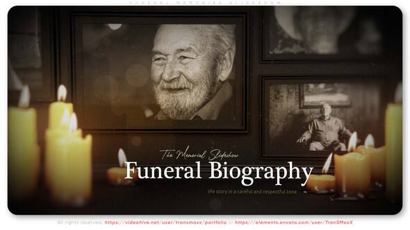 Videohive 56304187 Funeral Memories Slideshow