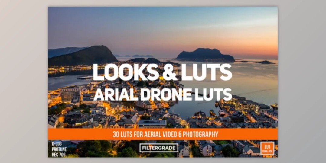 Looks and LUTs Aerial Drone LUTs Bundle