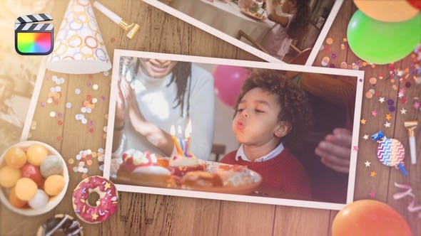 Videohive 48174865 Happy Birthday Slideshow Opener for FCPX