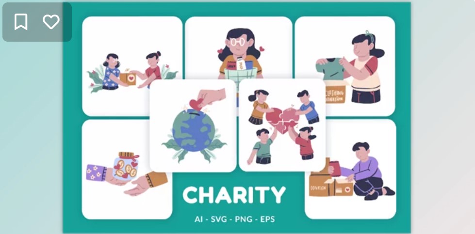 Charity Vector Illustration v.2 7EUBXXP