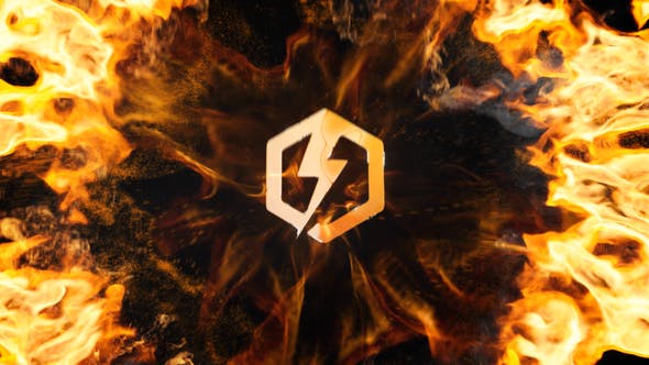 Videohive 47300509 Fire Explosion Logo for After Effects