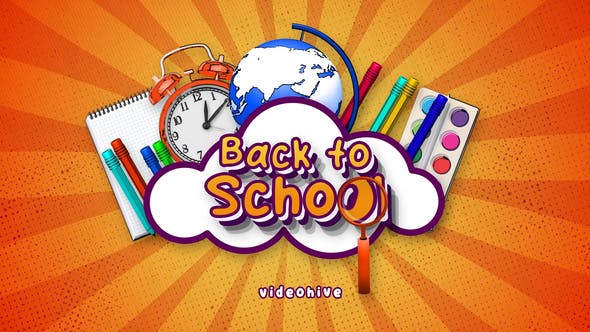 Elevate Your Edits with the Videohive 46909426 Back to School Logo