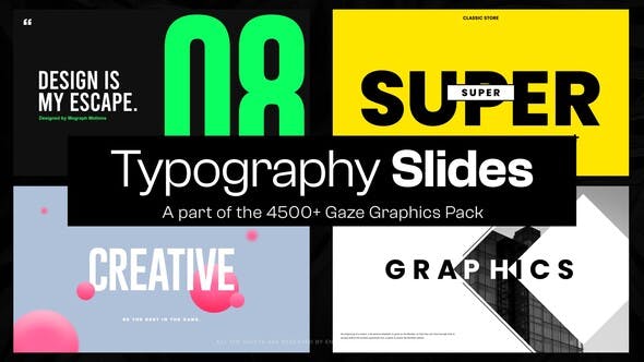 Videohive 48578671 10 Typography Slides